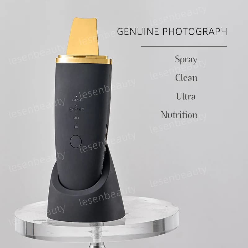 Ultrasonic Vibrant Cleaning Spatula, Black Point Removal, Peeling, Face Lifting, EMS Machine