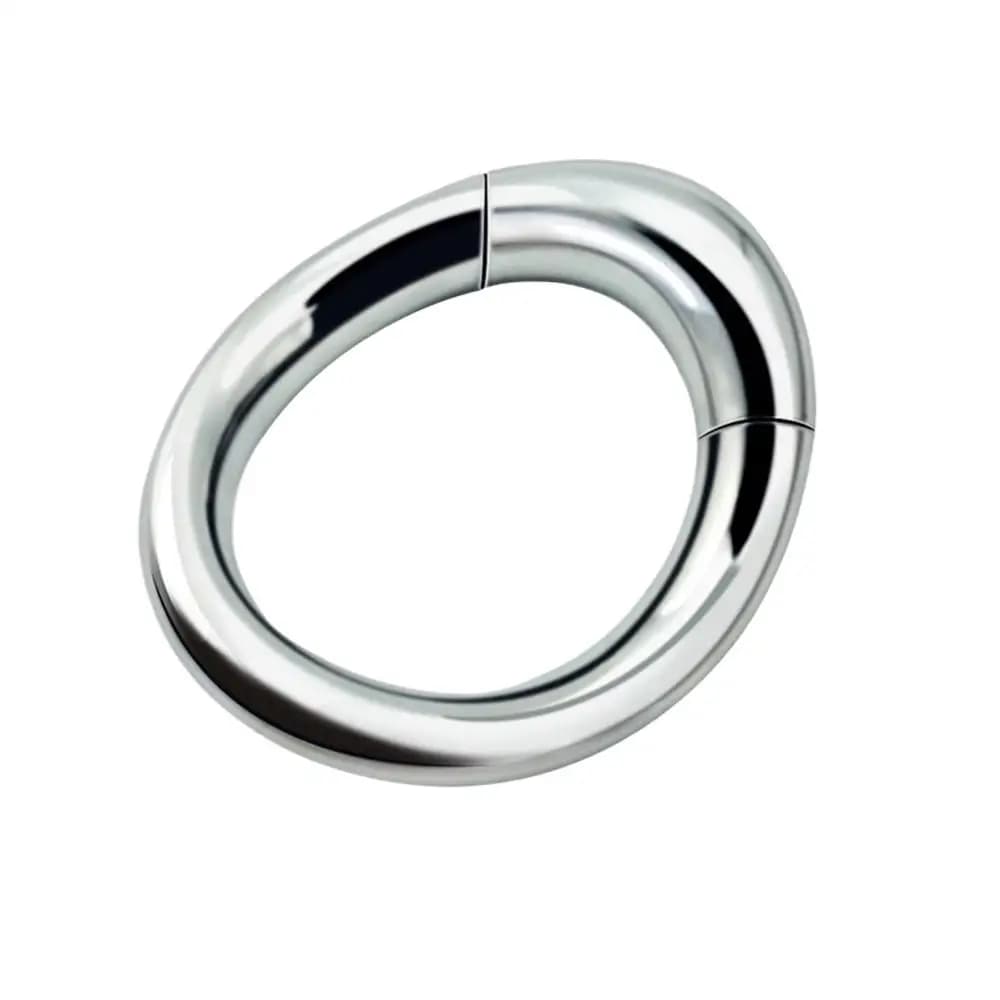 Anello magnetico per pene Gabbia per cazzi in acciaio inossidabile Barelle magnetiche per cazzi Testicolo Bondage Peso Fallo Erezione Miglioramento dell'orgasmo