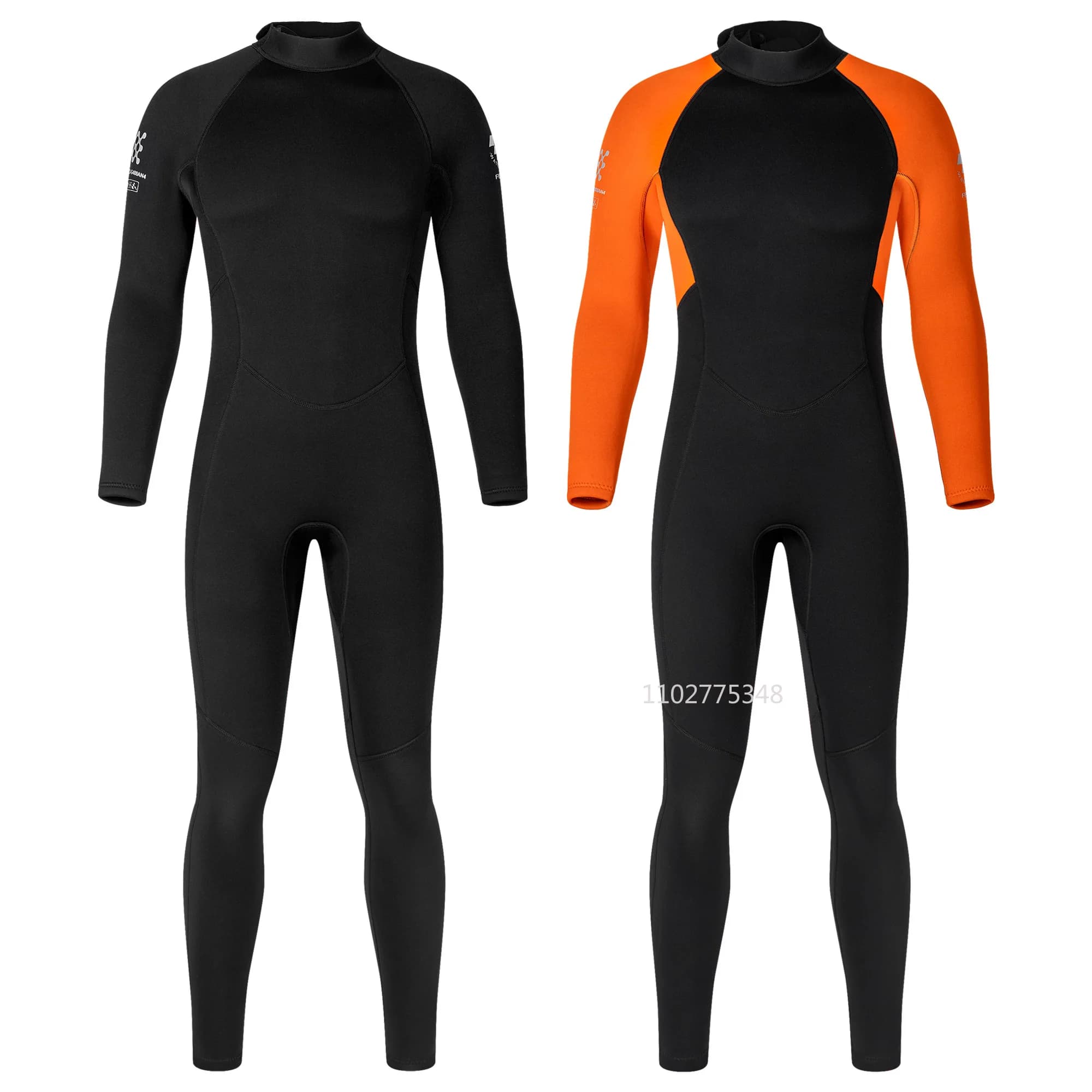 3mm neoprene Mute for Men Woman Sub Mute Zip Back Long sleeves Scuba Diving Snorkeling Surf Swimwear Kitesurf