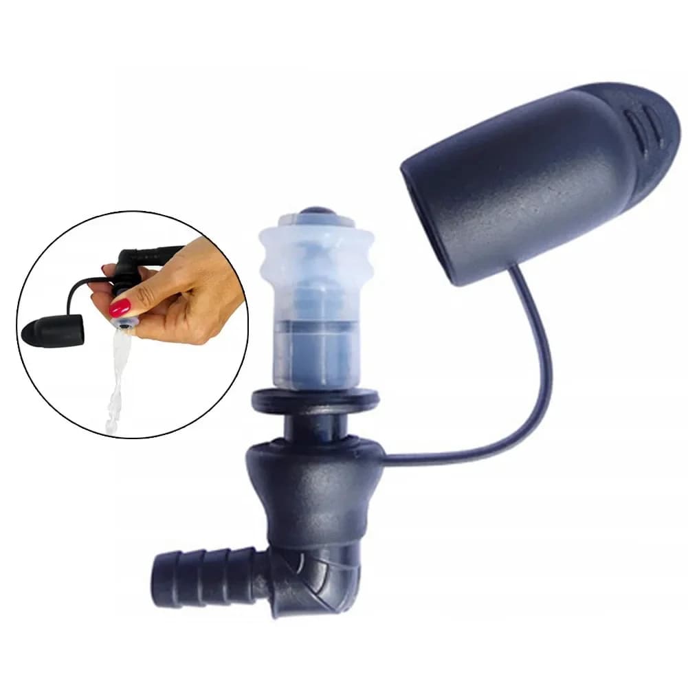 1 spare piece for outdoor sports water bag, clamp valve, suction nozzle for hydration with dust proof camping accessory