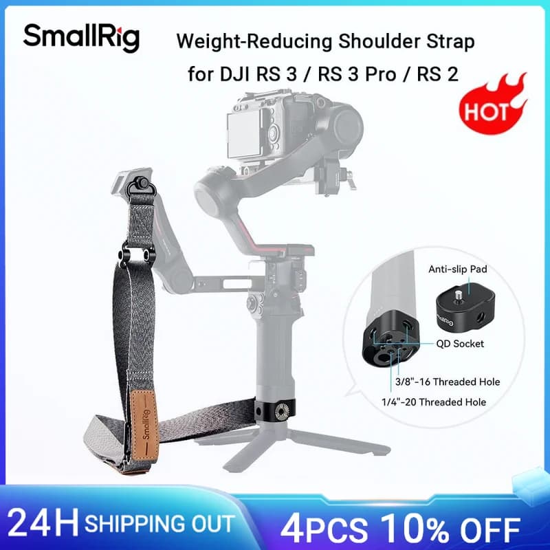 SmallRig RS3 RS2 Compatible weight reduction shoulder strap for DJI Gimbal DJI belt RS4/RS3 Pro/RS4Pro 4118