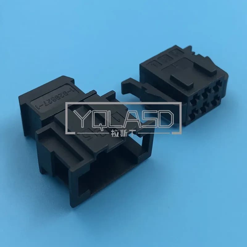 1 Set Cavo presa alloggiamento a 6 vie Connettore automatico Gruppo CA per Audi Electric Ventilatio Interruttore sedile Spina 1- 929627 -1 1- 929621 -1