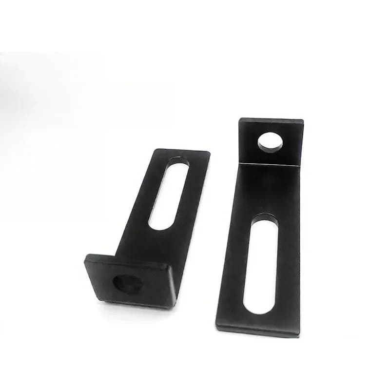 Supporto per fendinebbia Staffa di montaggio per faretto per moto a LED Faro in metallo nero per scooter da cross Cruiser Chopper