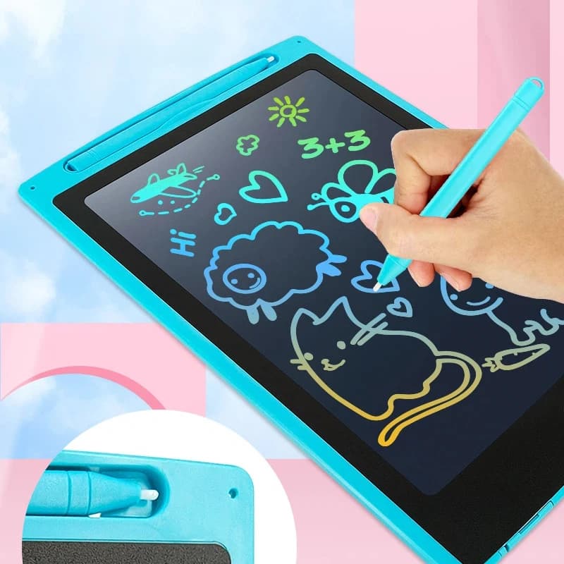 Tavoletta LCD universale da 8,5 pollici per scrittura e disegno, lavagna elettronica colorata, giocattolo educativo per bambini, interazione genitore-figlio