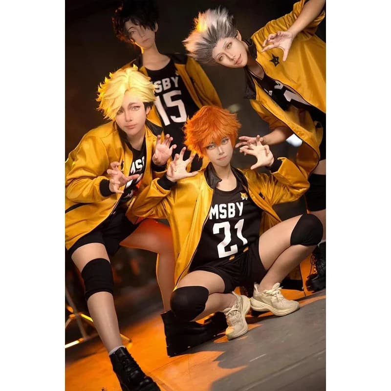 2025 yiyi Anime Haikyuu Costume Cosplay MSBY Black Jackal Pallavolo Club Uniforme Hinata Shoyo Kiyoomi Sakusa Kotaro Bokuto Spor