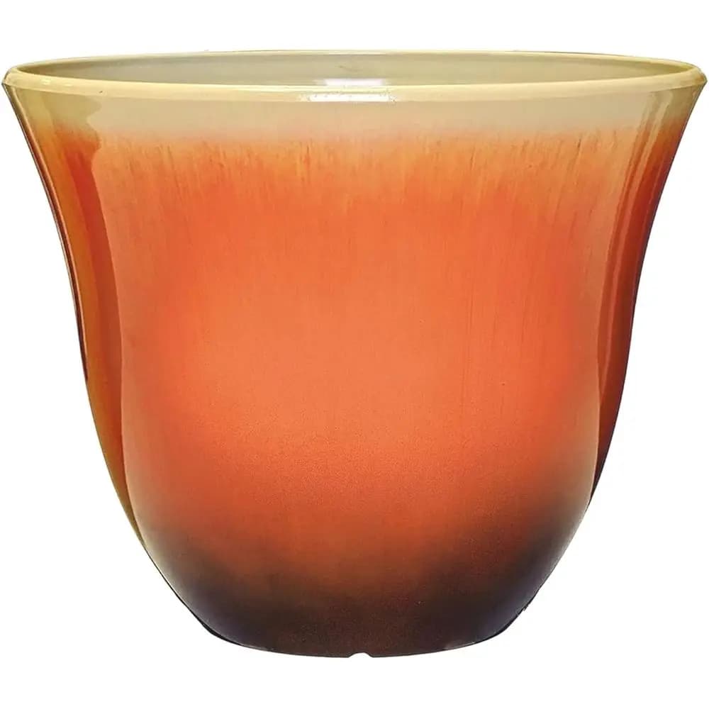 Classical Resin Vases for Home and Garden - Light Vases for Indoor and Exterior Plants - Lower Plastic Vases UV Resistant - Po