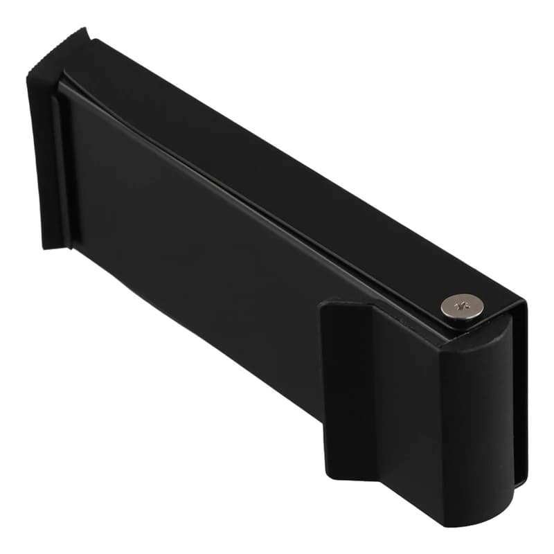 Fermaporta per impieghi gravosi supporto per porta Kick Down fermaporta robusto senza foratura sotto il tappo del rumore della porta nero