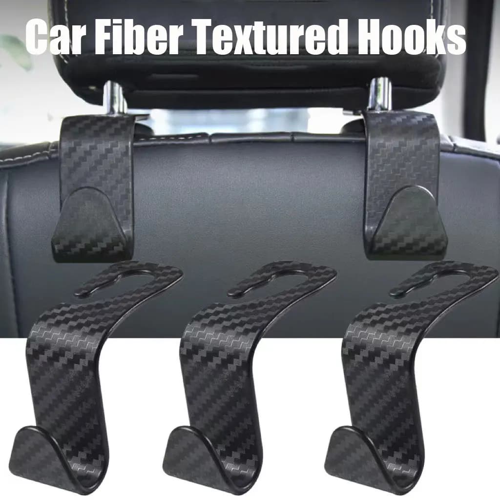 2PC/4PCS Seggiolino Auto Poggiatesta Gancio di Stoccaggio Seggiolino Posteriore Dell'auto Ganci Organizer Clip di Supporto per la Borsa Accessori Interni Auto