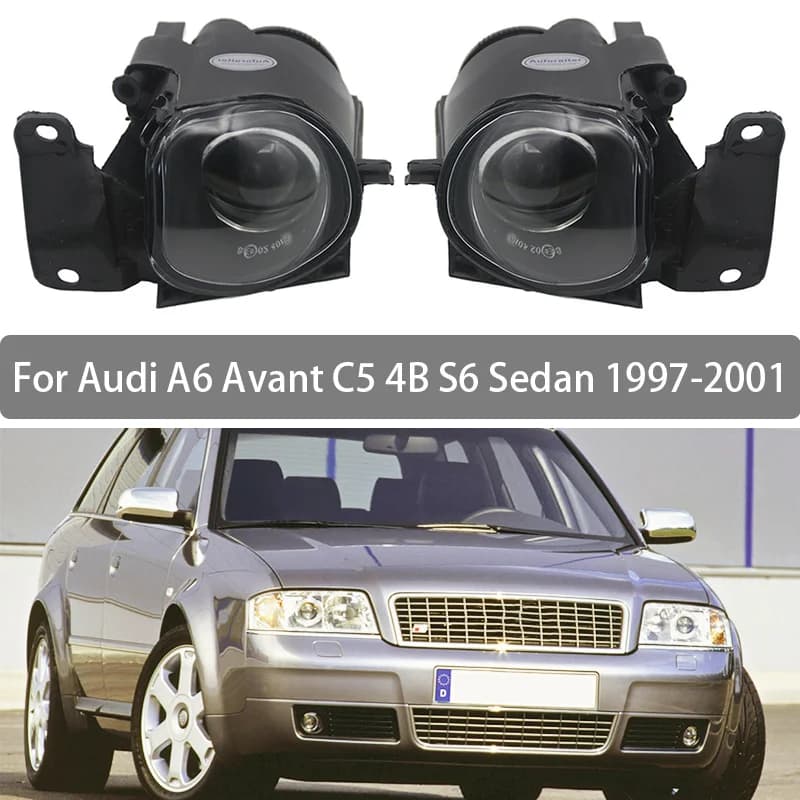 Fog lamp for Audi A6 Avant C5 4B S6 Berlina 1997 1999 2000 2001 Front bumper Anti fendinebbia 4B0941700A 4B0941699A