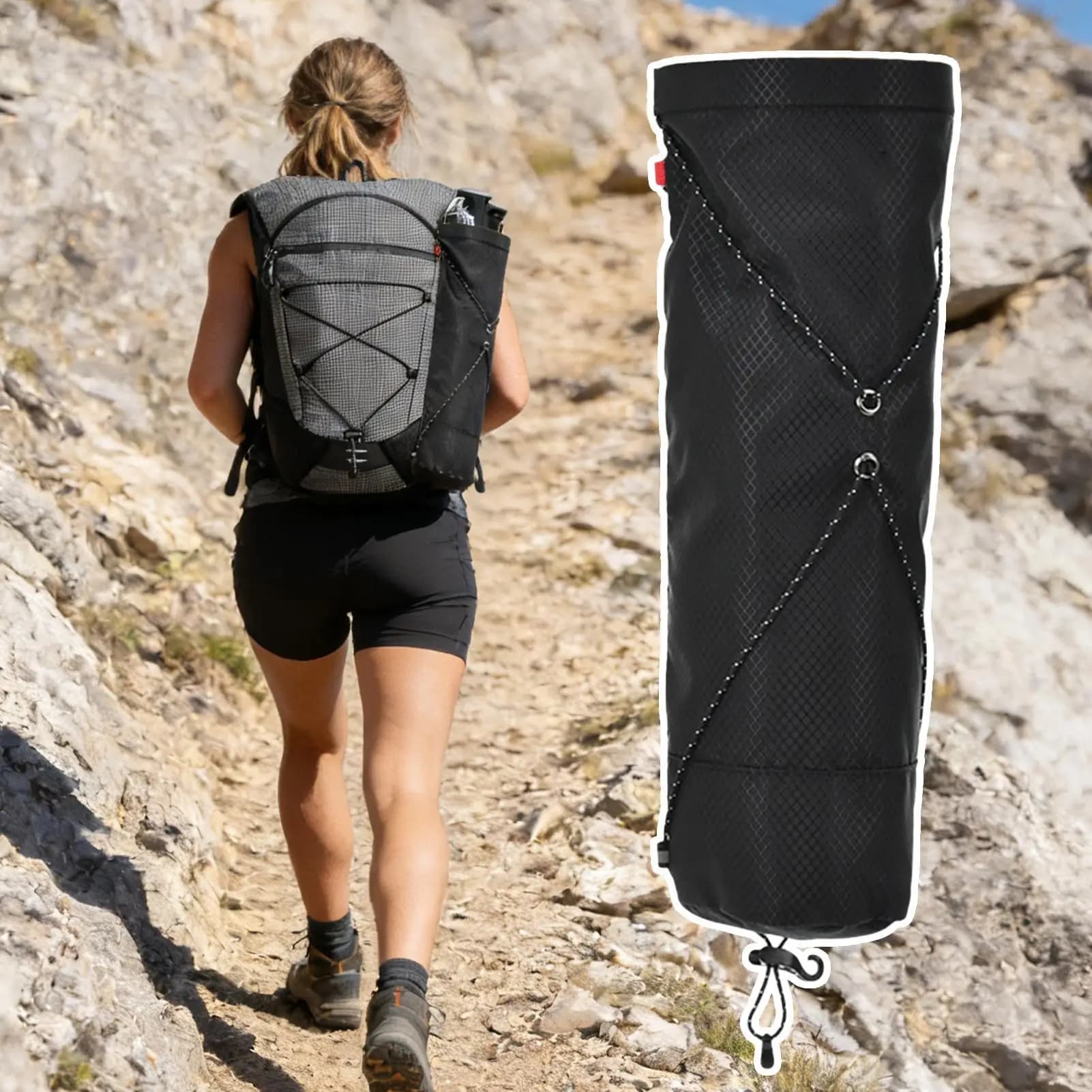 Handbag Alpenstock Trekking Travel Walking poles Trekking sticks Package 35x9.5 cm Bag for walking sticks Hiking