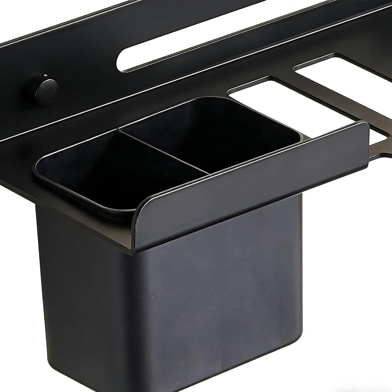 Organizzatore per Strumenti per Capelli Impermeabile, Portaoggetti per Piastra, Supporto per Spazzole e Pettini, per Bagno e Salone