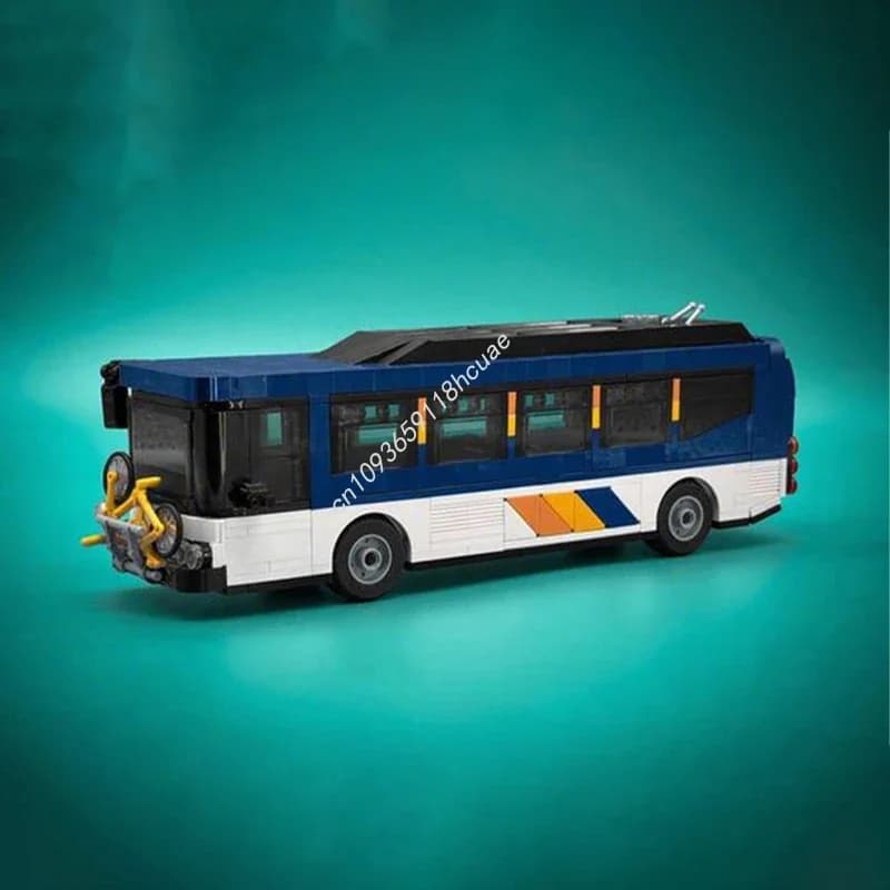 626pcs MOC City Bus City Champion Building Blocks Christmas Toy to Develop Patience and Concentration idea creative DIY Gift