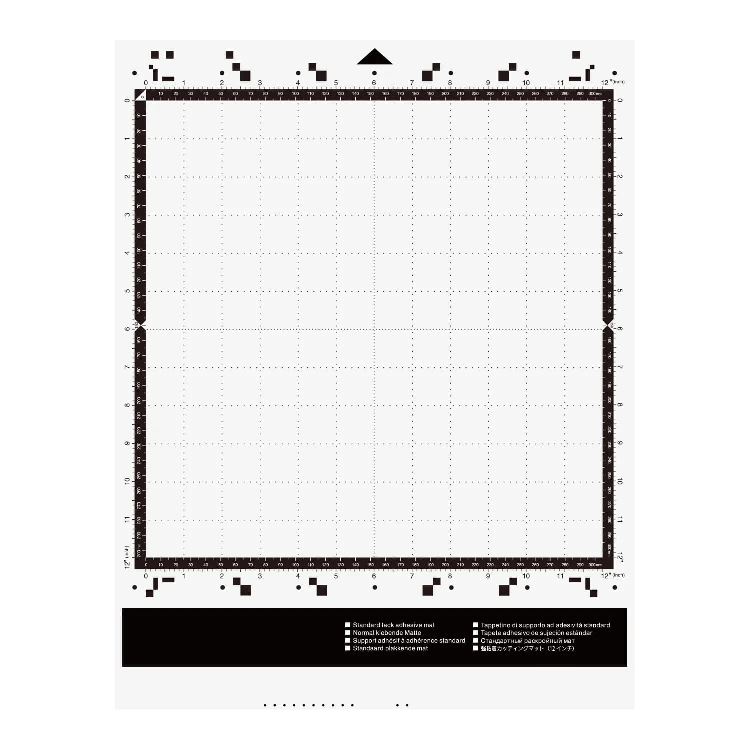 2pcs Cutting Mat For Brother scanncut adx series machine, 12" x 12" Standard Tack Low Tack Adhesive Mat for Cardstock, Vinyl,
