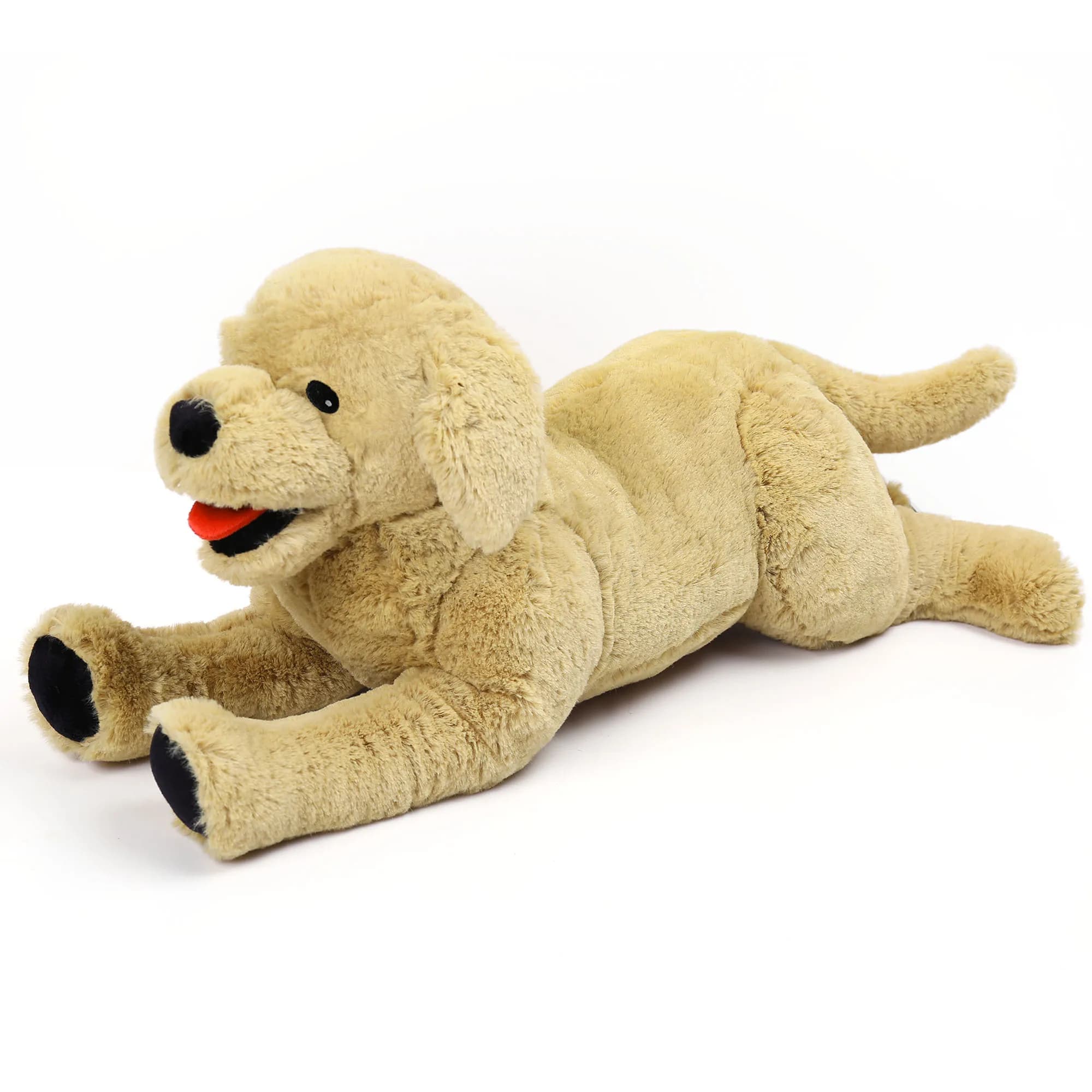 Peluche di Cane LotFancy, Giocattolo Morbido e Coccoloso Golden Retriever da 21 Pollici, Grande Cane di Peluche, Cucciolo di Cane Imbottito