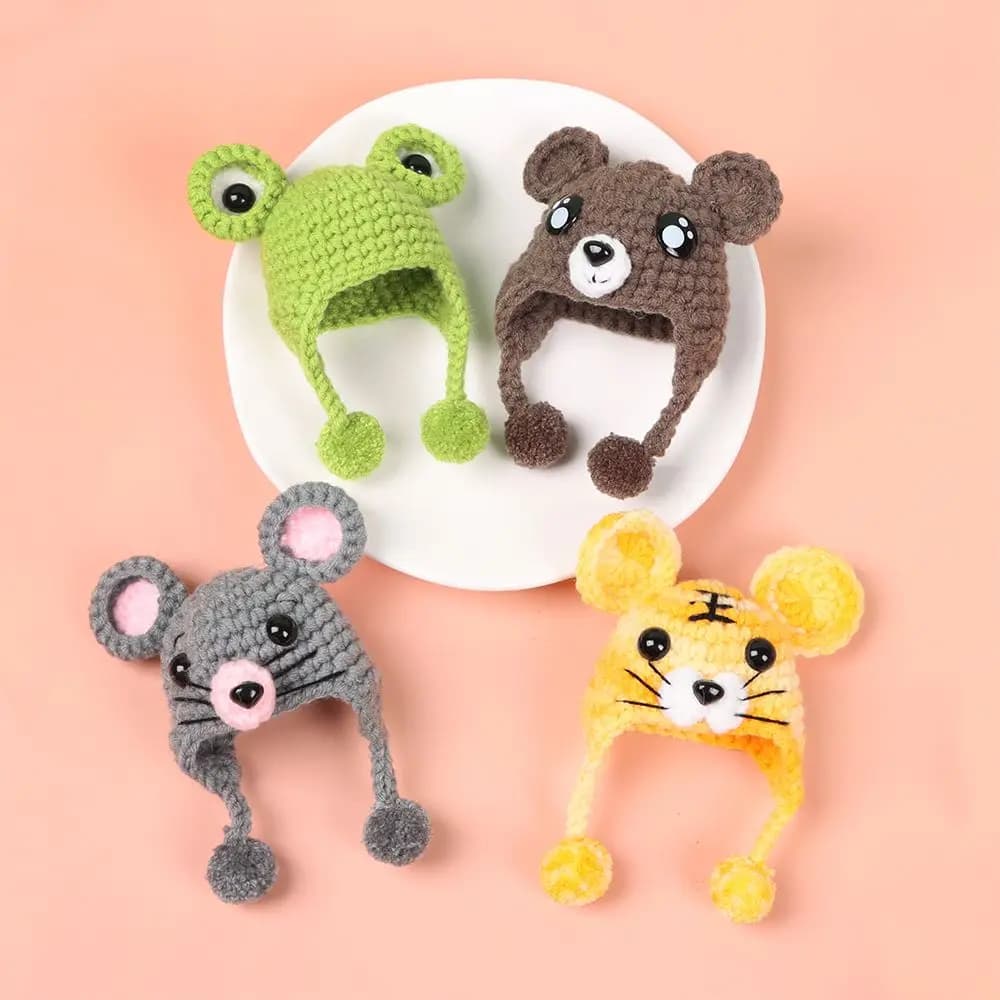 1/12 Bilancia di Bambola Delle Bambole Cappello Animale Carino Cappello Bambola Decorazione Della Casa per I Bambini Giocattoli Regalo Di Compleanno Bambola Accessorie Scena In Miniatura
