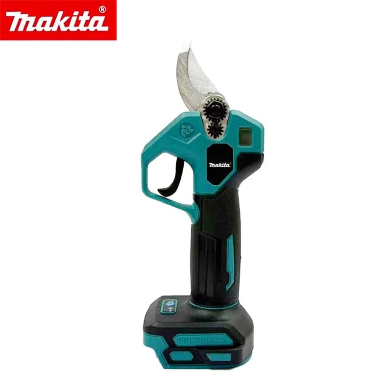 Makita 18V Brushless Cordless Pruning Shears for Accurate Fruit Tree Branch Trimming Easy-to-Use Garden Tool
