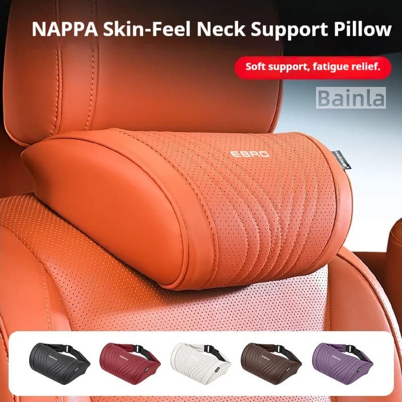 NEW Car Headrest Neck Support Seat Lumbar Cushion, Memory Cotton Neck Pillow Waist pad, For EBRO S400 EBRO S700 EBRO S800 2025
