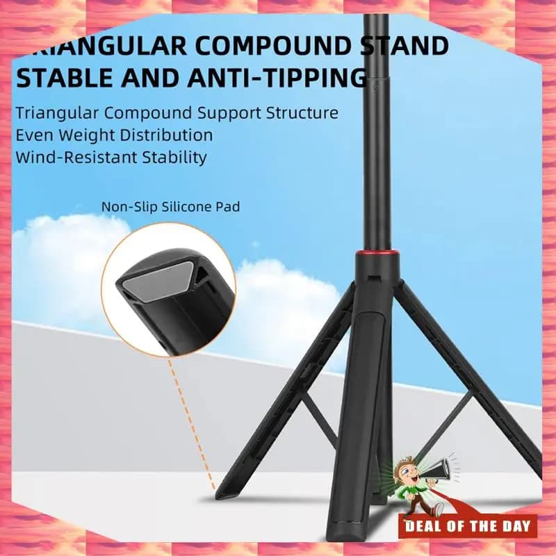Treppiede pieghevole per selfie stick telescopico Flymile con consegna in 24 ore per selfie stick per action camera Insta360 X5 Action4/Pocket3