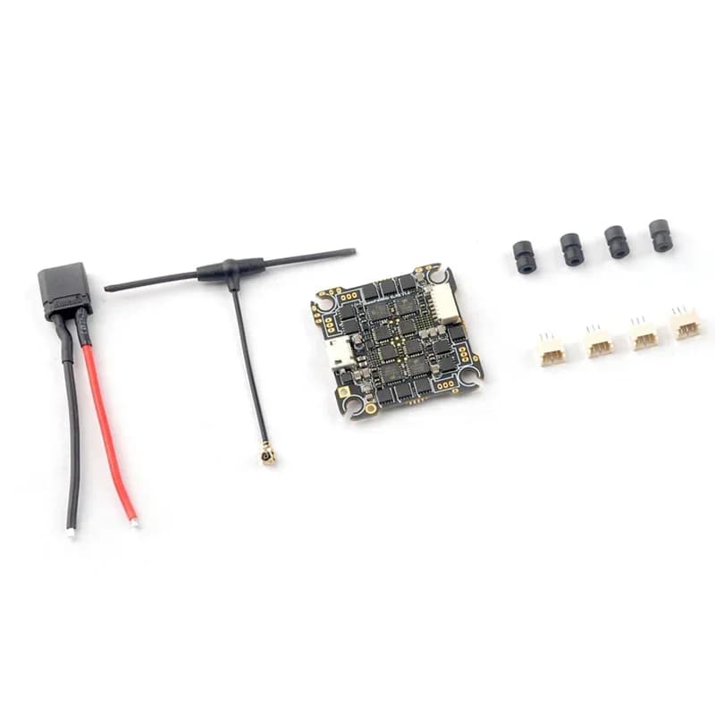 HappyModel SuperF405HD ELRS AIO 3in1 Controllore di volo 20A ESC UART 2.4G ELRS RX 2-4S 25,5X25,5mm per FPV Whoop Drone