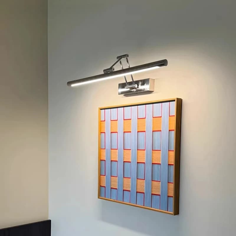 Lampada da parete per camera da letto con striscia dritta allungabile pieghevole per specchio da bagno medievale Bauhaus