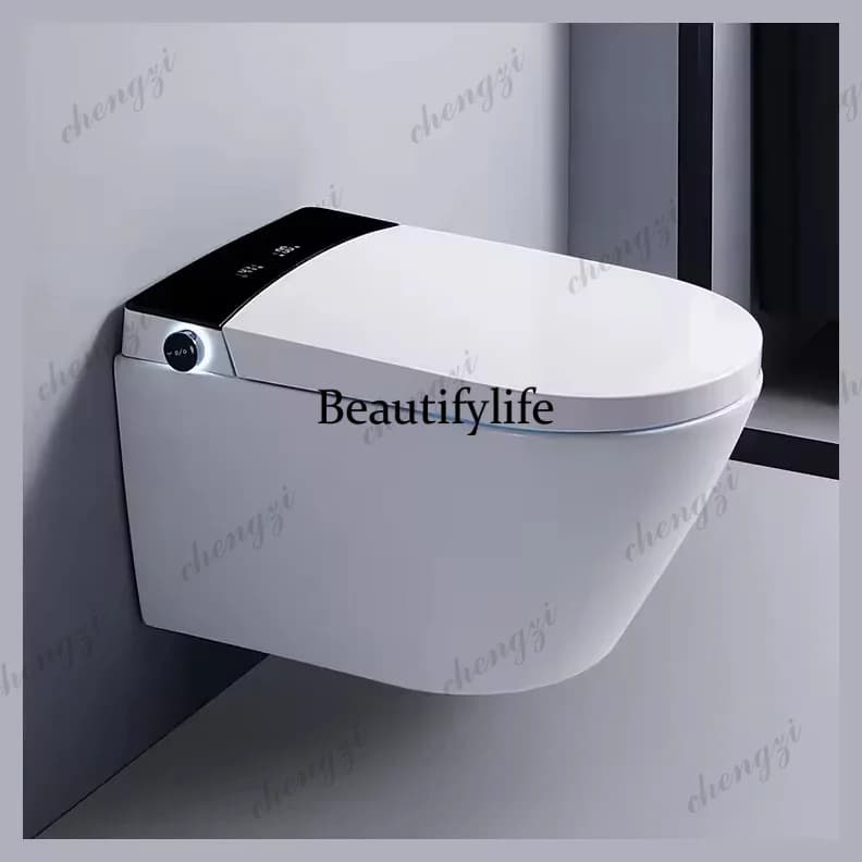 z331 FEIDU Smart Wall-Hung Toilet With Concealed Tank 1-Year Warranty Elongated Bowl S-Trap Drainage Remote Control-for Bathroom