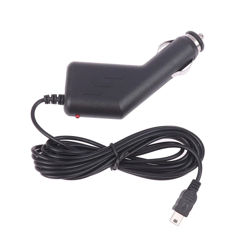 Nuova Offerta: 1 Pezzo Adattatore USB Mini per Auto DC 5V 1.5A, Caricabatterie con Cavo di Alimentazione per DVR Auto e GPS