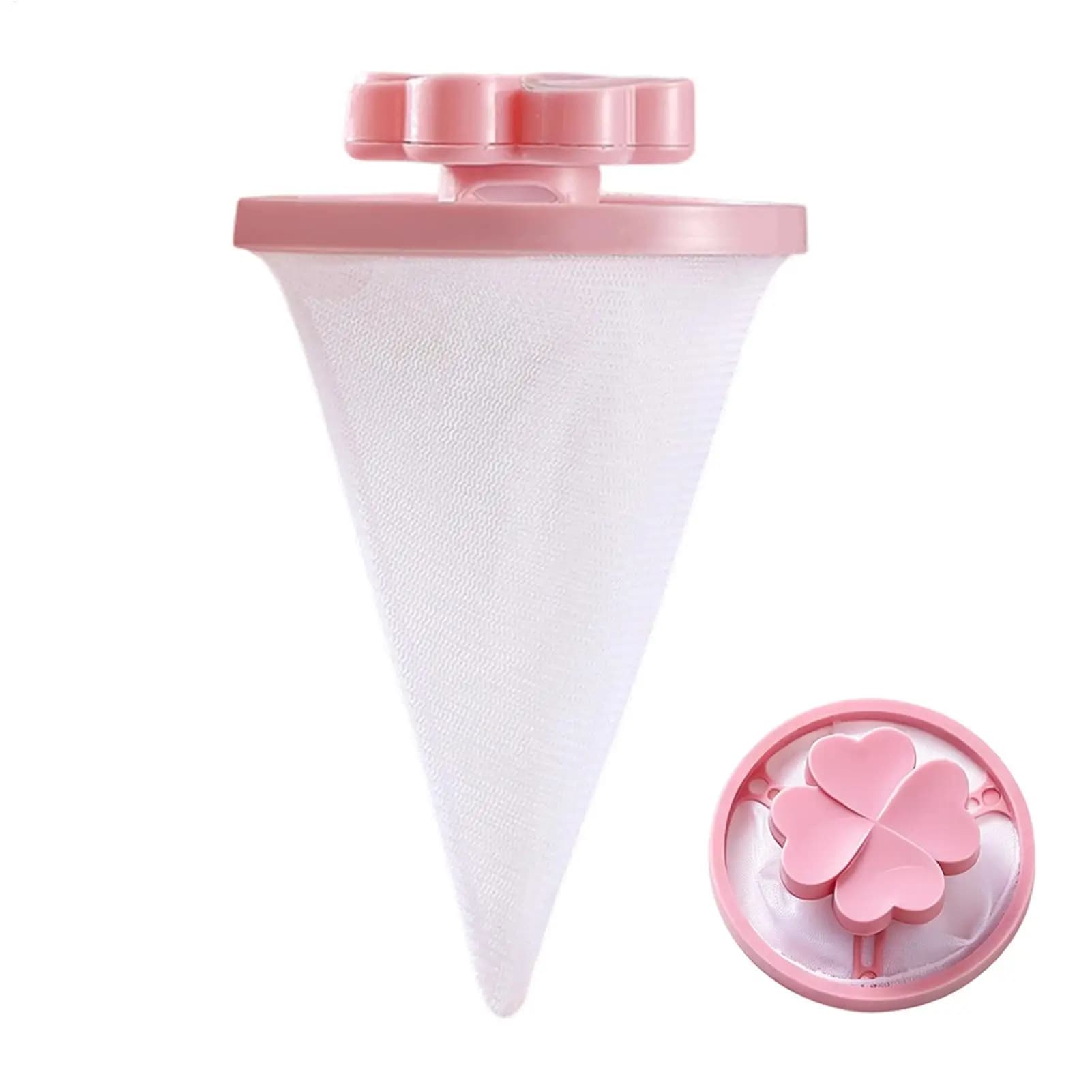 Cat Hair Remover Laundry Floating Mesh Bag Lint Cleaner Collector Laundry Hair Remover For Clothes Fabric Couch Bedding Blankets
