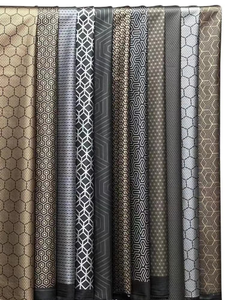 2025 New Graphene Gold Black down Jacket High End Thermal Insulation Clothing Fabric Anti-Down Fabric High Tech