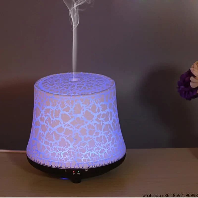 Essential Oil Household Diffuser, Automatic Wood Grain Aromatherapy Machine, Humidifier Aromatherapy Lamp