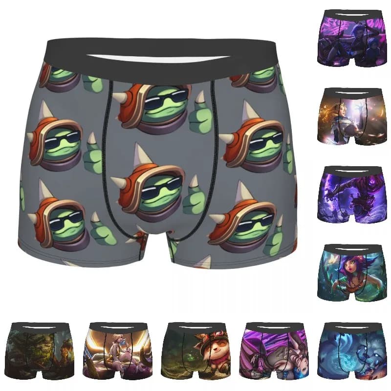 Legend Video Games Leagues Rammus Ok Boxer Shorts Men 3D Print Male Breathbale Underwear Panties Briefs