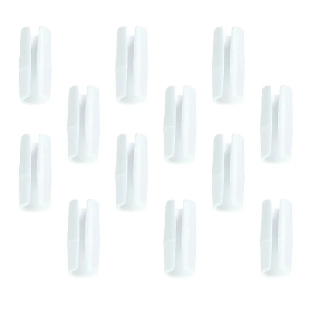 12 Pezzi Fermagli Antiscivolo per Lenzuola in Plastica Dura Non Pieghevole per Materassi con Bordo Rialzato, Previene Pieghe e Disordine