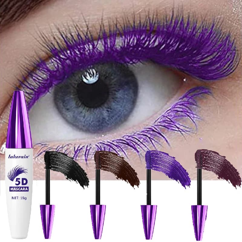 Extreme Natural Mascara 5D Base for Multicolor Eyelash Extension Waterproof Long Life Fiber Extension Cosmetic Modeling Pasta