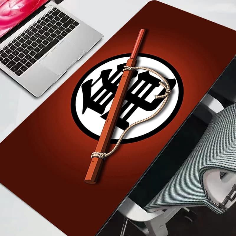Tappetino per mouse grande Dragon Ball DBZ Gamer Tappetino per tastiera e mouse per PC Tappetino da scrivania per computer Tappetini da gioco per CS GO LOL 900x400