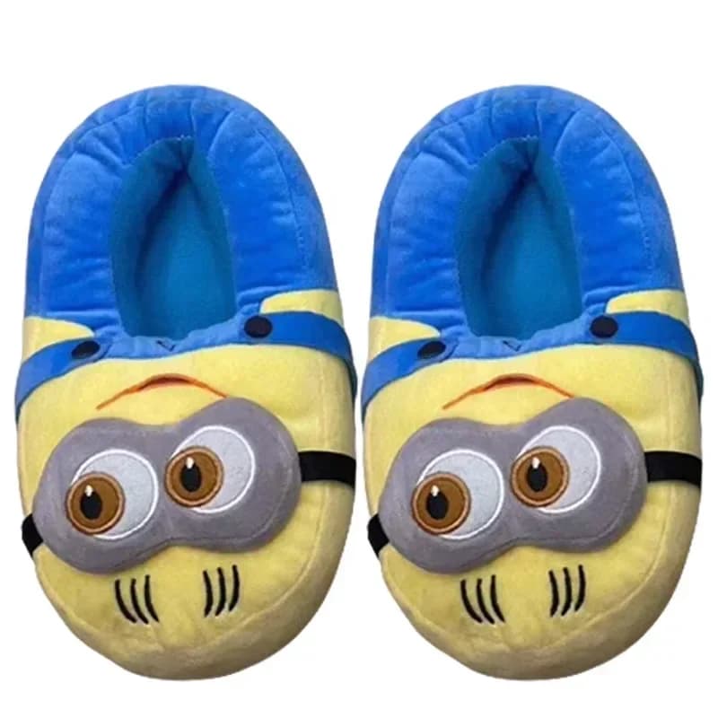 Pantofole in cotone con personaggi dei cartoni animati per donna, calde e morbide, da interno, con suola spessa, regalo perfetto