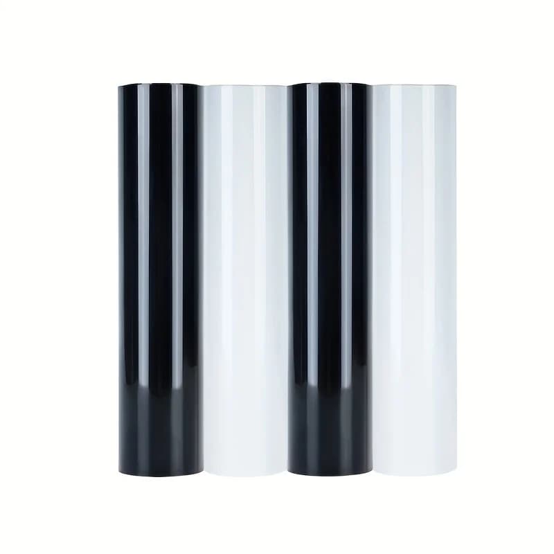 HTV Iron on Vinyl 12inch by 3ft Roll HTV Heat Transfer Vinyl for T-Shirt HTV Vinyl Rolls for All Cutter Machine
