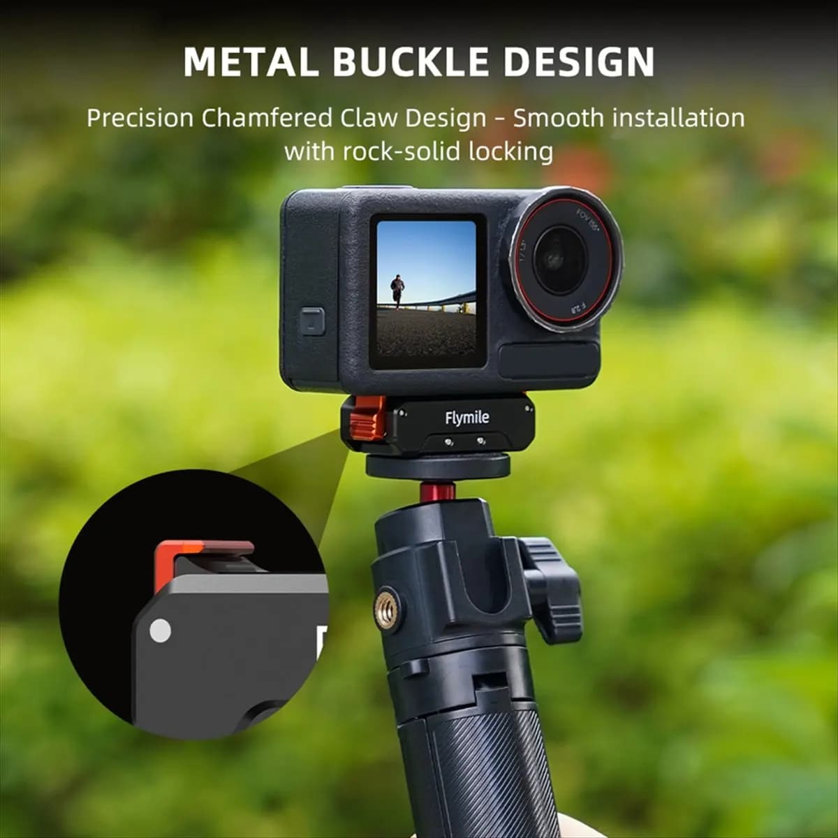 M85K magnetic adapter for action camera accessories with quick release extension mounting base ACTION 4/5Pro