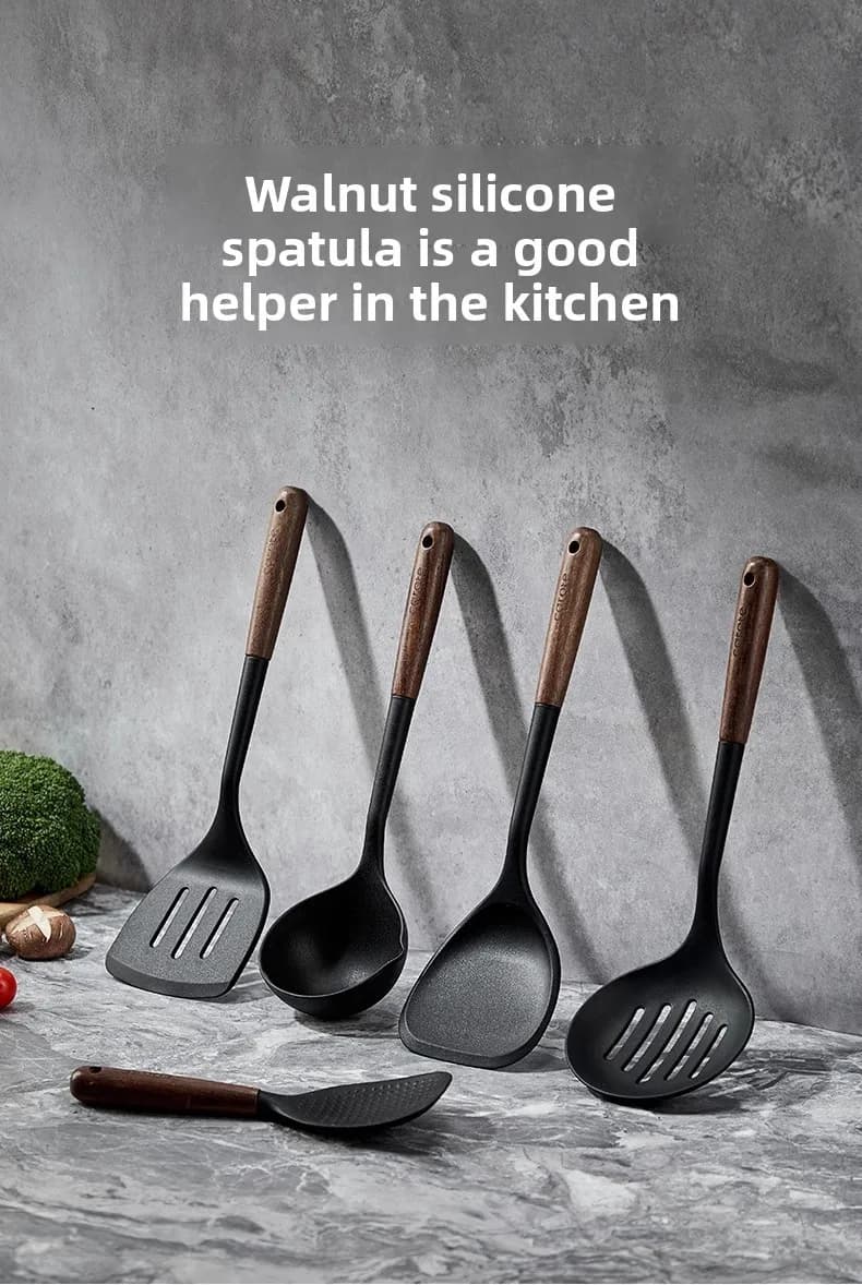 Preferred silicone spatula, high temperature resistance in domestic kitchens, special spatula for non-stick pans