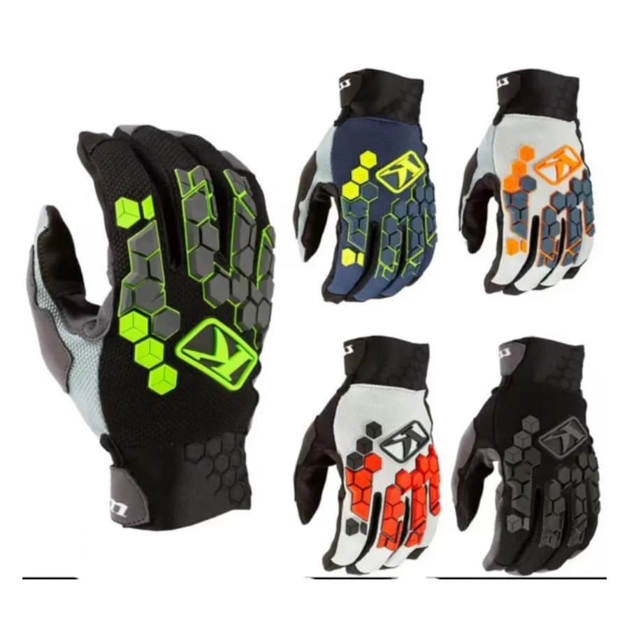Off-Road Motorcycle Riding Gloves, Abrasion-Resistant, Breathable, Full-Finger Motorcycle Gloves, Outdoor, Low-Speed Bicycle