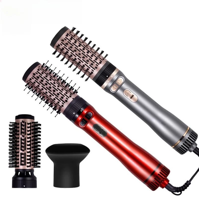 Lena Professional Electric Styling Tools 3 In1 Multifunction One Step Hair Plate Pettine Bigodino Hot Air Brush