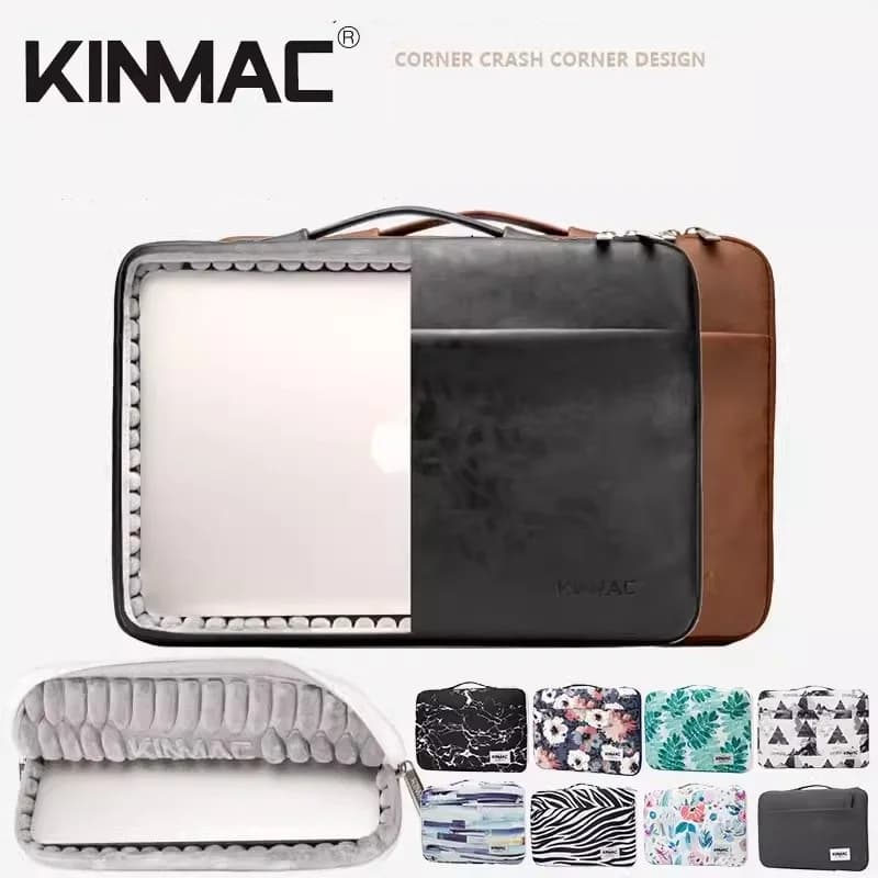Borsa per laptop di marca Kinmac 12,13.3,14,15.4,15.6,16 pollici, custodia impermeabile Lady Man per MacBook Air Pro M1 borsa per computer PC