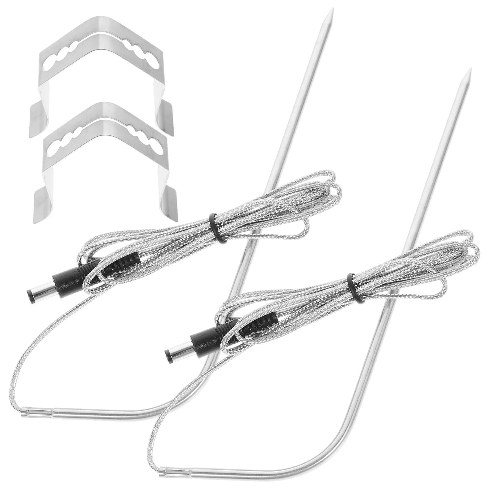 Set of 1 Kitchen Thermometer with Food Probe, Meat Probe, Barbecue and Grill Thermometer, for Oven, Air Fryer, Camping, Picnic, Turkey Cooking