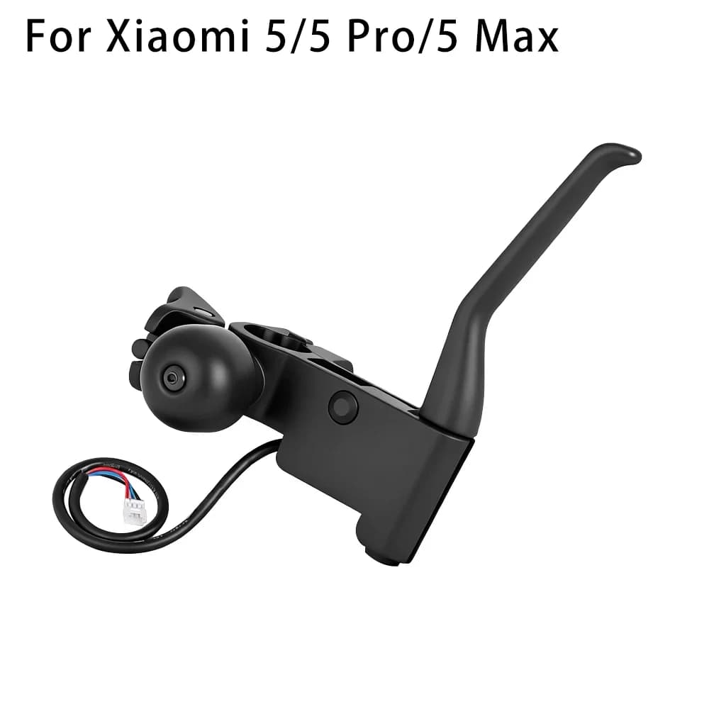 Maniglia del freno sinistra per scooter con campanello per Xiaomi 5 5 Max 5 Pro Accessori per scooter elettrici Parte di ricambio della leva del freno del manubrio
