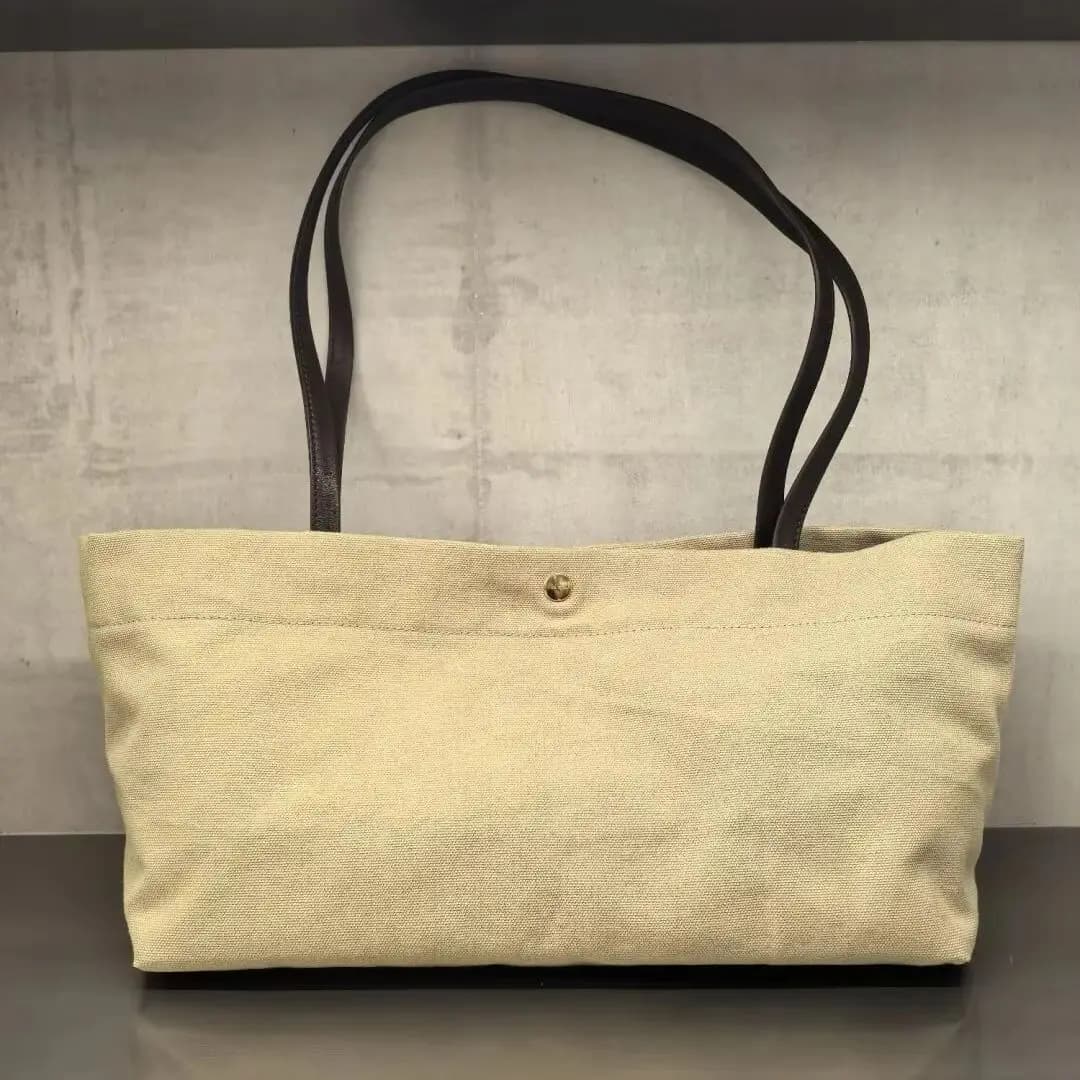 Style Fashion Shoulder Bag Strap Canvas Tote Bag Simple Large Capacity Joker Handcarried Handbag Bag New