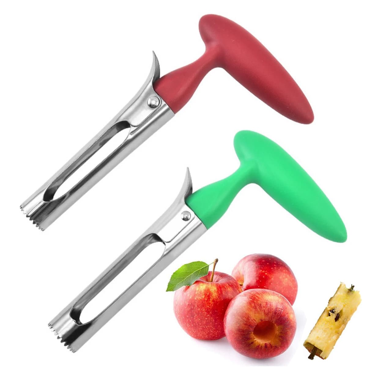 1 Pezzo Spremiagrumi in Acciaio Inossidabile, Facile da Usare e Pulire, Robusto Estrattore di Noccioli, Spremiagrumi per Frutta e Pere, Utensili da Cucina