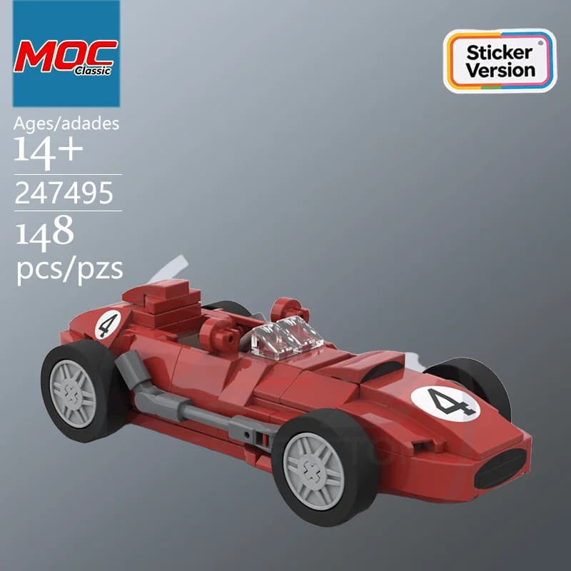 Custom MOC 8-Stud Champion Racing Car F246 Technic Model - Trendy Educational Toy Stress-Relief Toy Top Choice Holiday Gifts