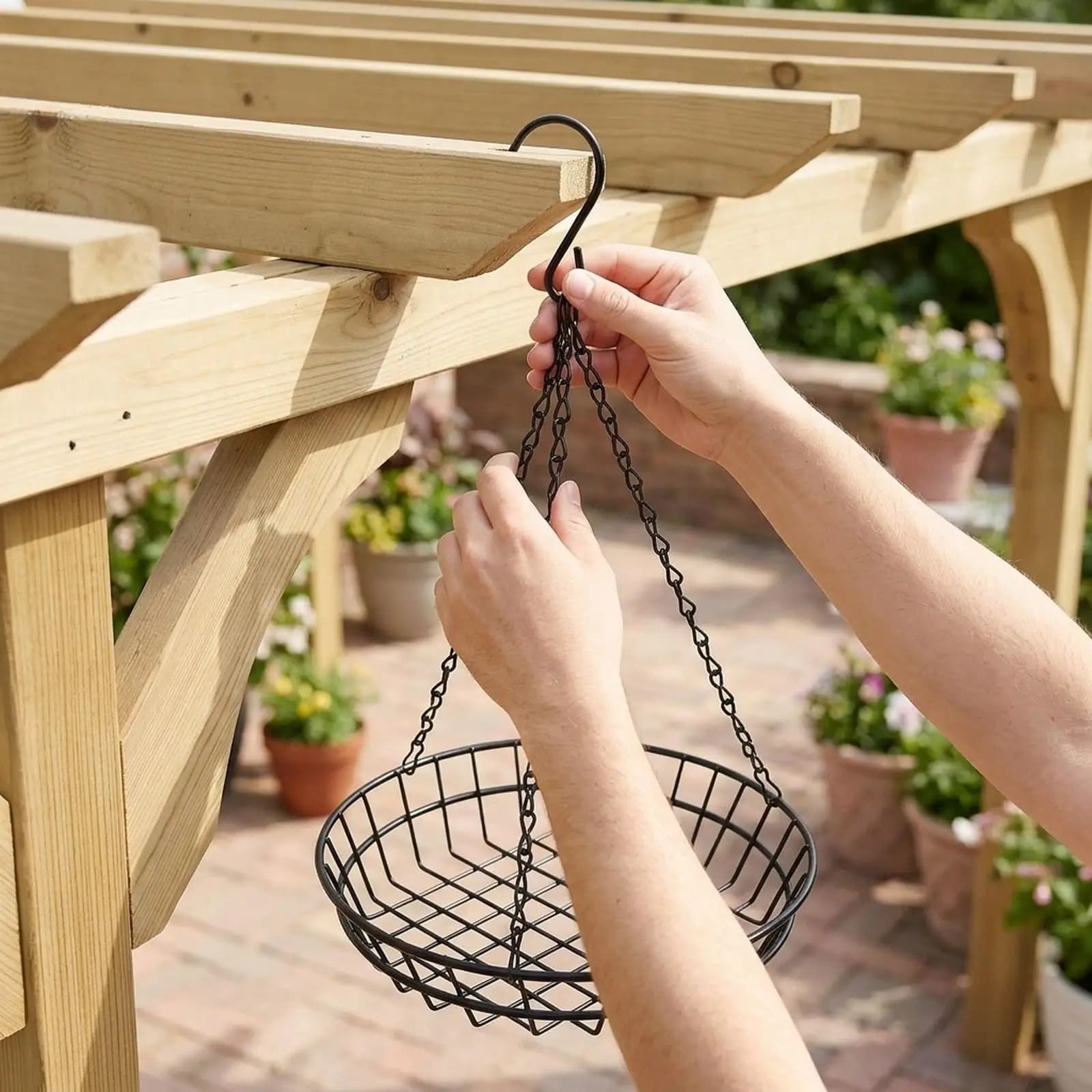 Adjustable Planter Insert for Pot Plant Container Support Multipurpose Supplies Adjustable Plant Riser for Garden Home Party