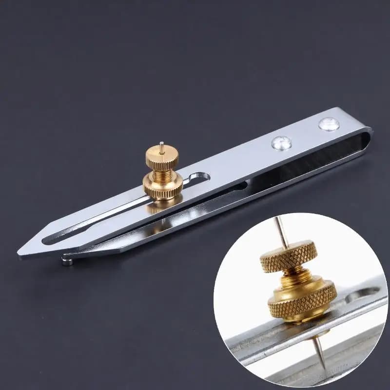 [MOA]JN683 Strumento Regolabile per la Posa di Pavimenti in Vinile, Scriber per Scanalature in PVC, Compasso per Tracciare Linee sul Pavimento[MOA]