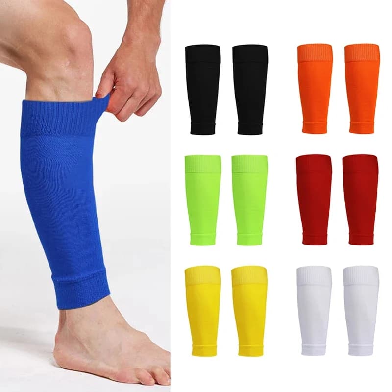 Calzini da calcio a pressione, calzini da tavolo per protezione delle gambe per adulti, calzini alla caviglia che assorbono il sudore, calzini sportivi per la protezione delle gambe