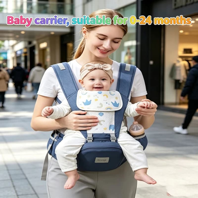 0-24 months Baby Carrier Adjustable Front Hug Horizontal Hug Ergonomic Breathable New born Belt Carriers Outdoor Carrying Tool