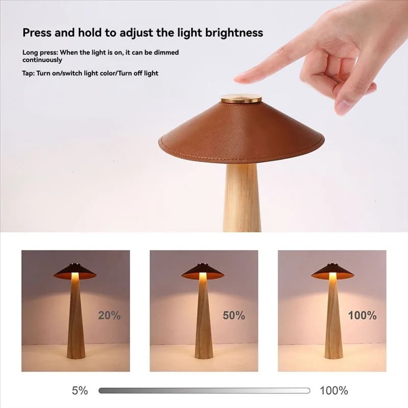 A74U Lampada da scrivania 3 colori che cambiano luce Ricarica USB Smart Touch Switch Lampade da comodino Protezione occhi Lampada da tavolo A